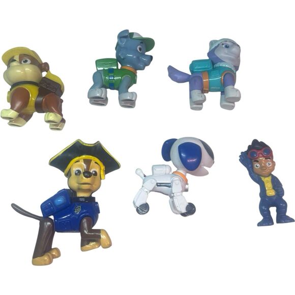 Paw Patrol Lot- Vehicles And Figures, Robo Dog, Rubble, Pirate Chase, Everest - Picture 3 of 16